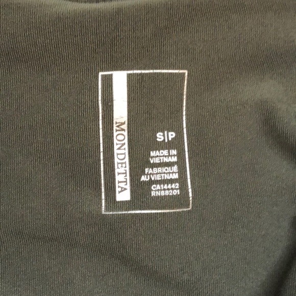 *SOLD* Mondetta Olive Green Leggings - Picture 2 of 4